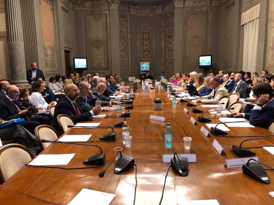 Conferenza Unificata 20 settembre 2018 - foto pagina Facebook Regioni.it